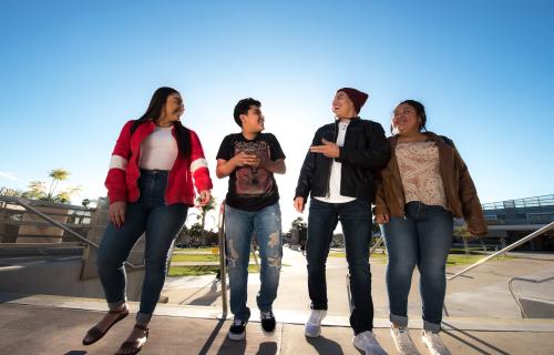 Group of ELAC students chatting