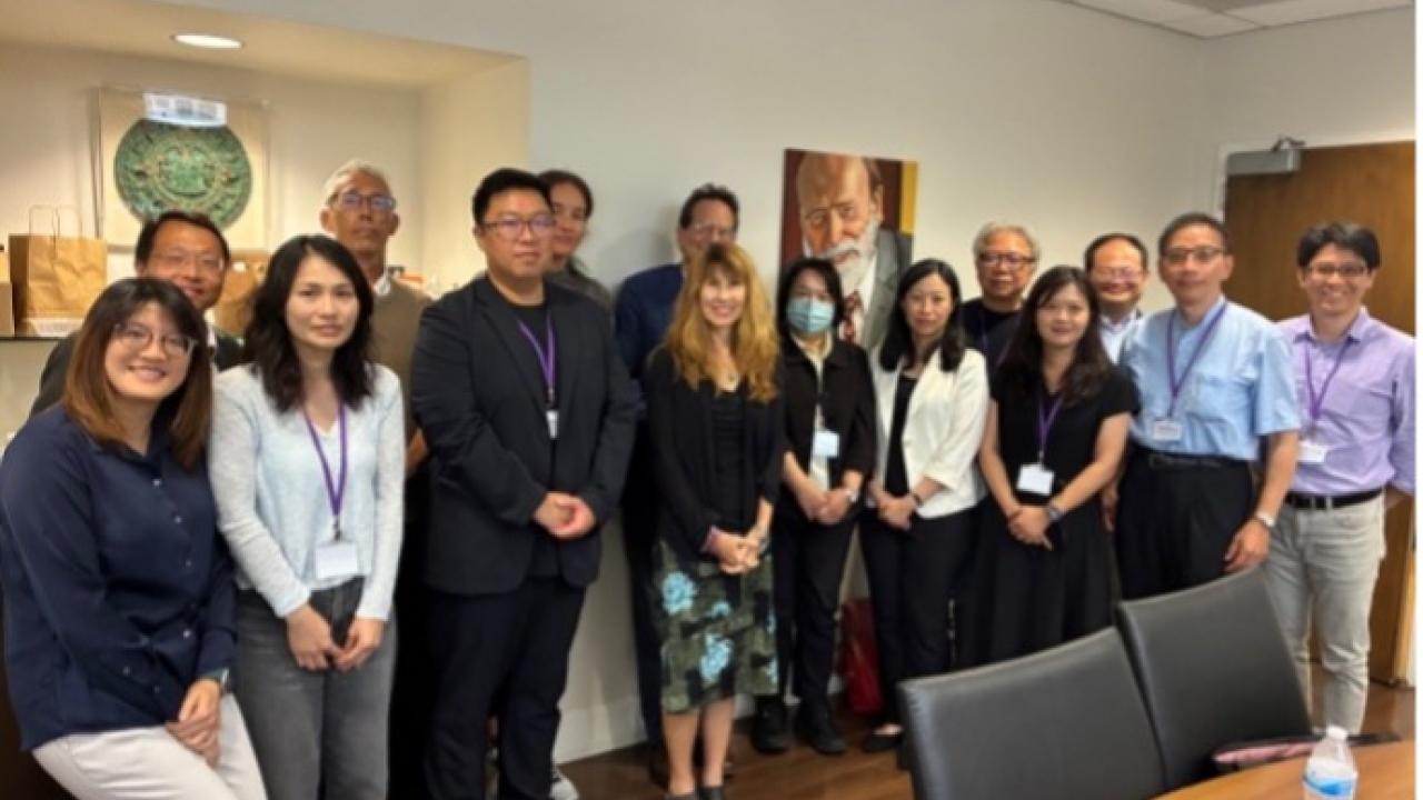 Taiwanese delegation memebers among DGC and CNG researchers 