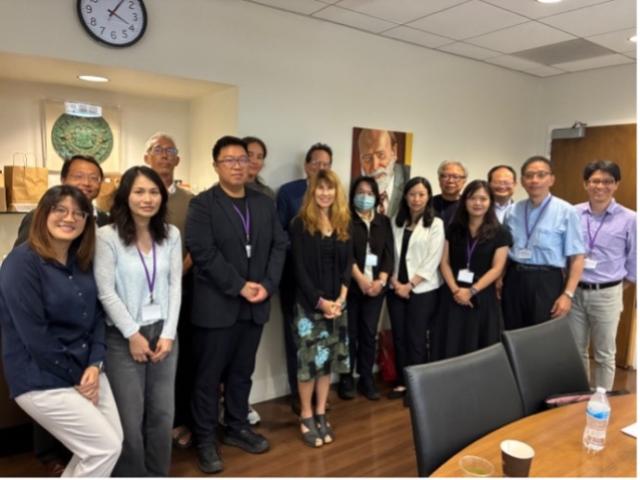 Taiwanese delegation memebers among DGC and CNG researchers 