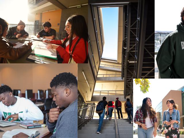 A collage of ELAC student photos